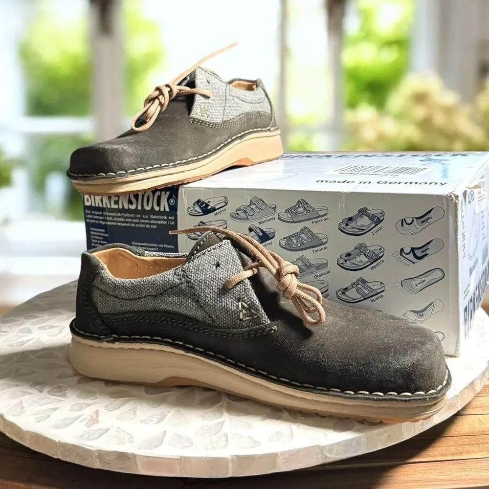 Birkenstock Memphis Lace-Up Leather Suede Oxford Boot EU 36 Regular Fit – New in - Picture 4 of 11